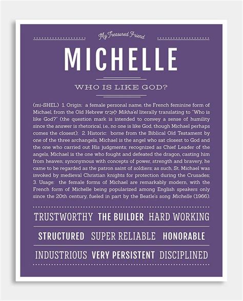 Michelle Name Meaning: Origin, History, and。